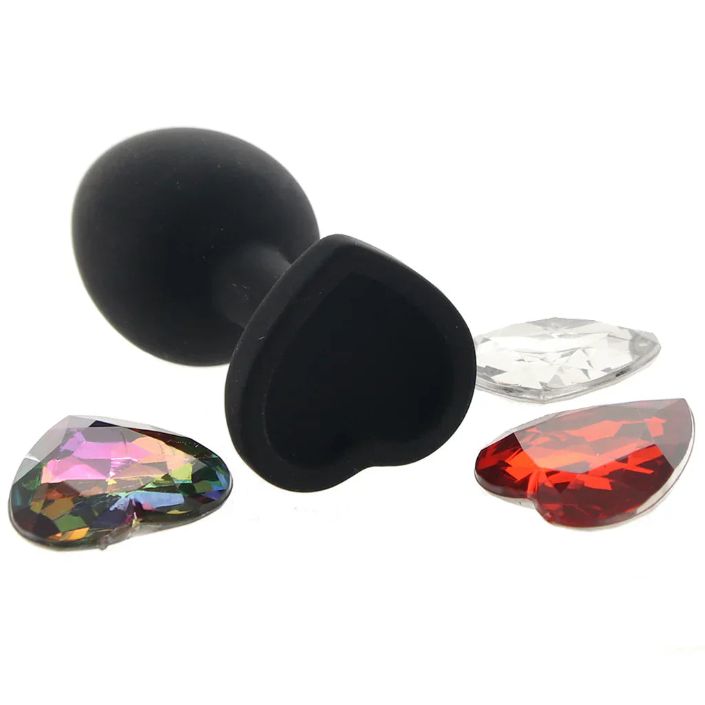 Glams Xchange Heart Gem Butt Plug in Small — Heaven Boutique Calgary 2