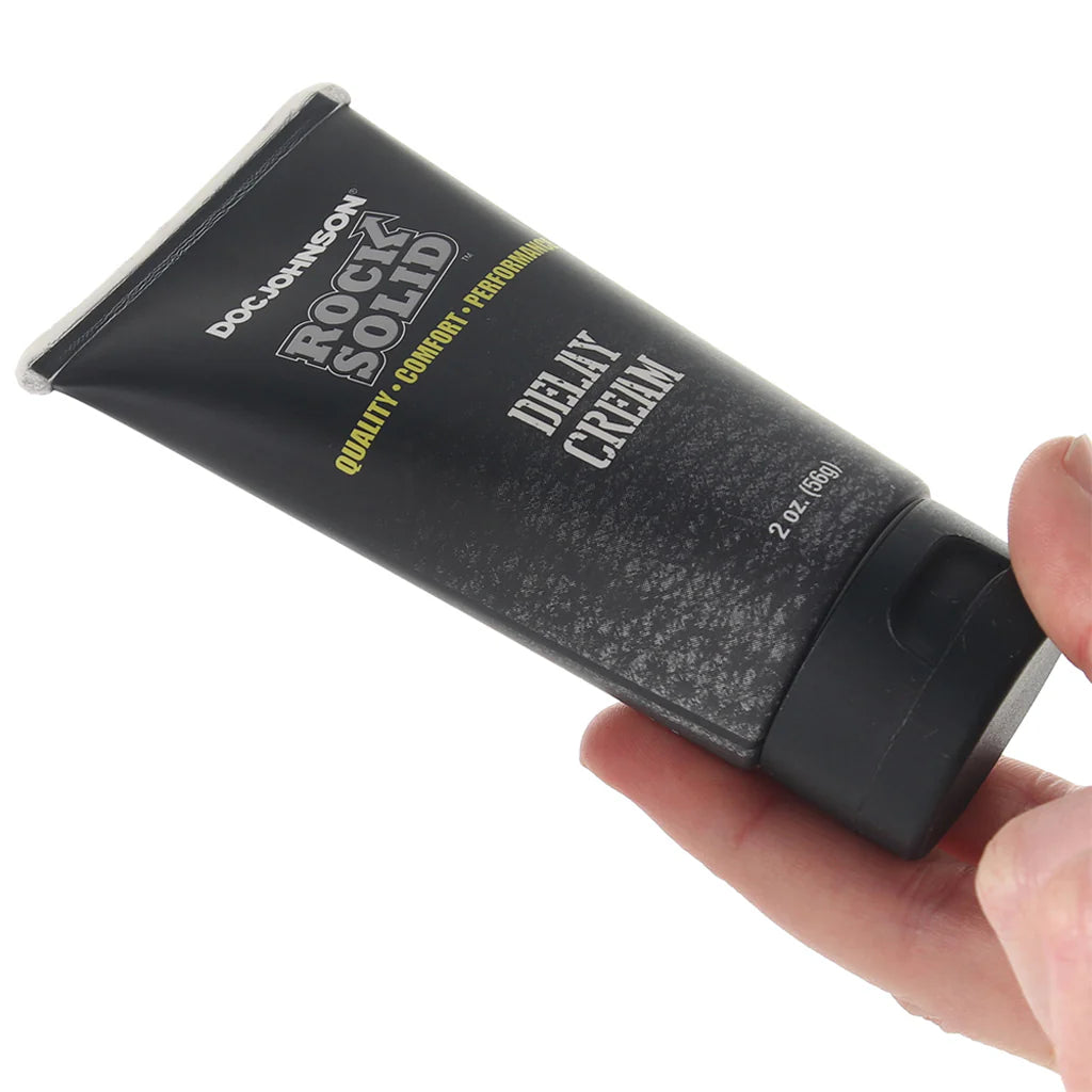 Rock Solid Delay Cream in 2oz - 2oz – Heaven Boutique Calgary – side view