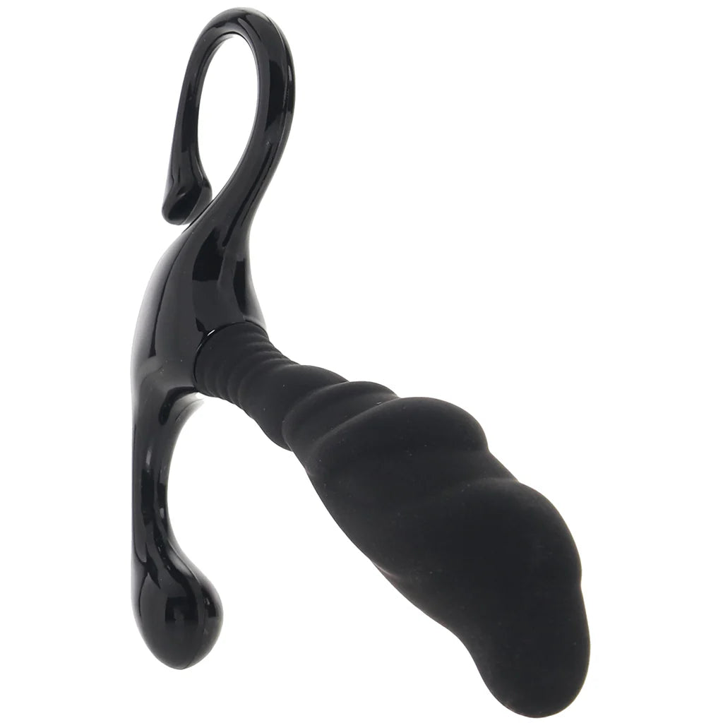 LEVELZ Rippled Prostate Massager – Calgary adult shop – in use view