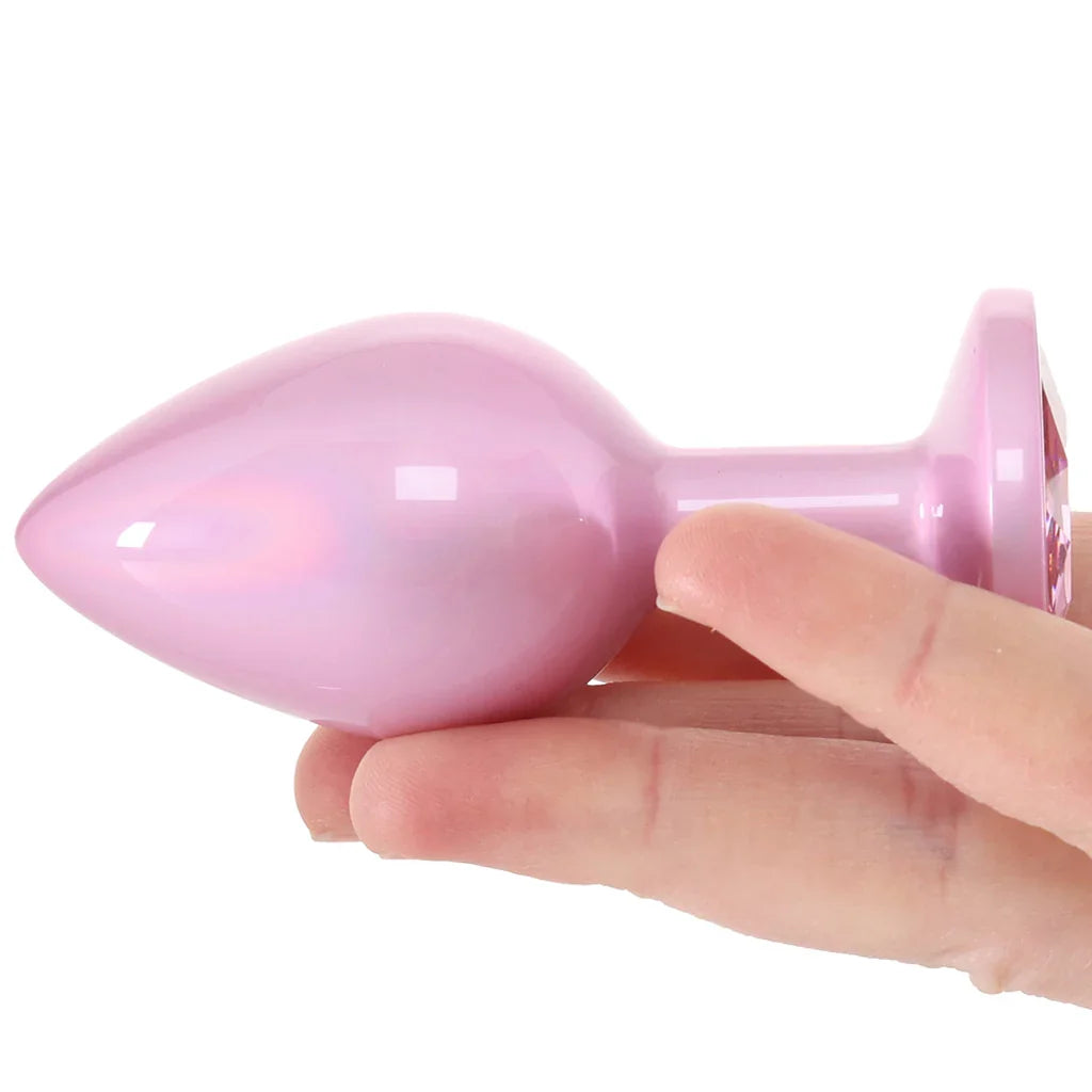 Rear Assets Pink Metal Butt Plug in Medium - Medium Winnipeg – product detail