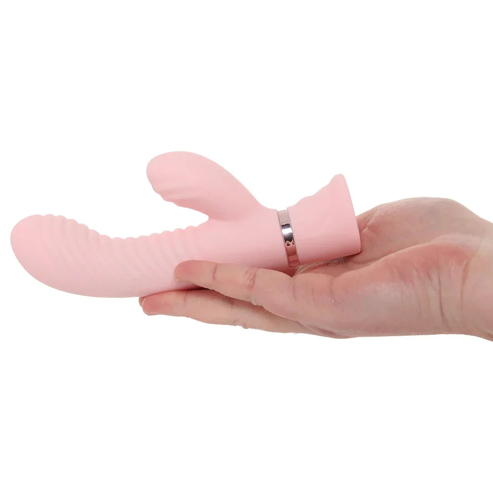 Loveline Mystique Ribbed Mini Rabbit Vibe – Heaven Boutique Toronto – side view