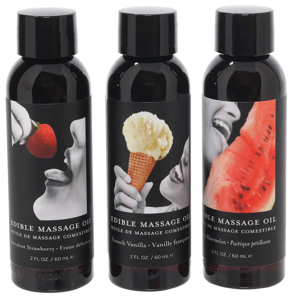 Hempseed Edible Massage Oil Gift Set – Calgary adult boutique – features