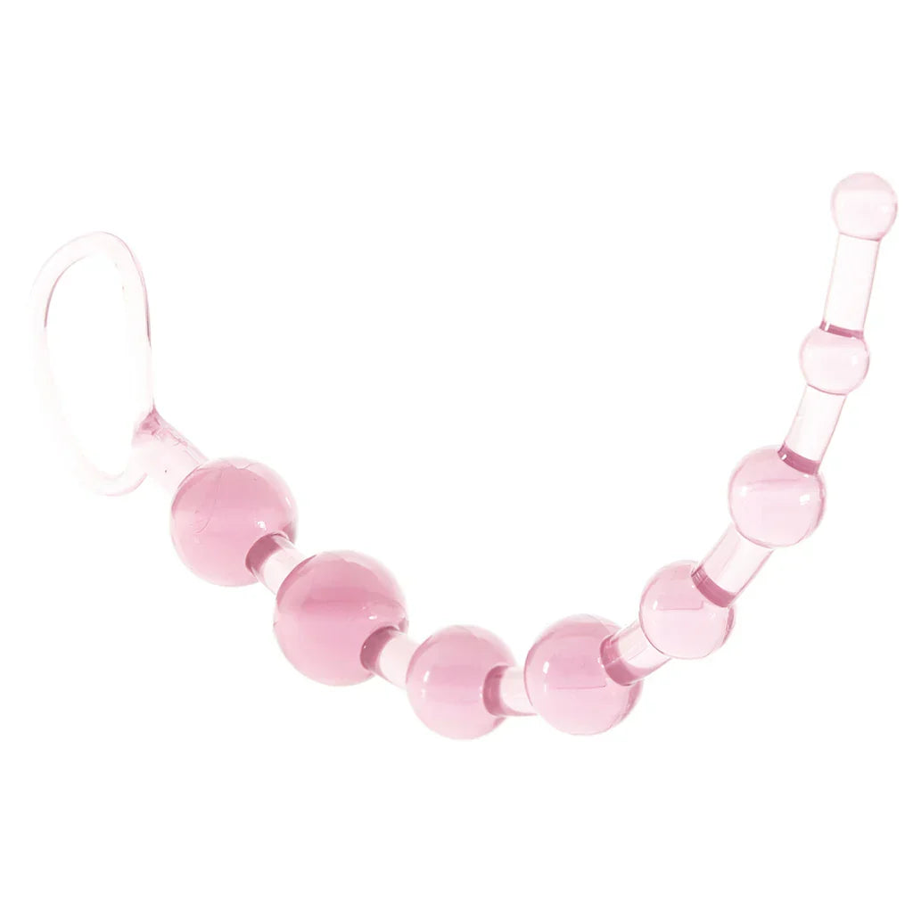 First Time Love Anal Beads in Pink – Calgary adult boutique – features