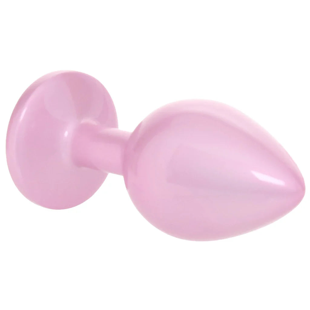 Rear Assets Pink Metal Butt Plug in Medium - Medium – Winnipeg adult boutique – features