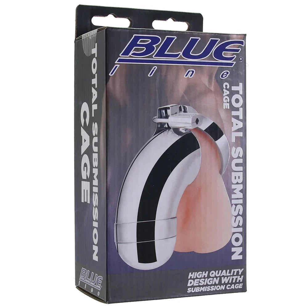 Blue Line Total Submission Cock Cage — buy in Calgary | Heaven Boutique