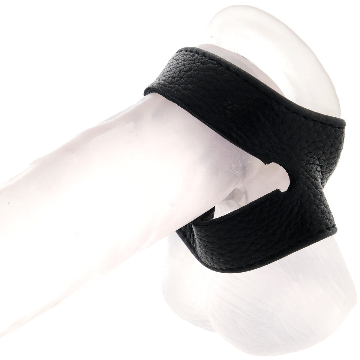 Blue Line 1.5 Inch Cock Ring with Ball Strap — Heaven Boutique Calgary 2