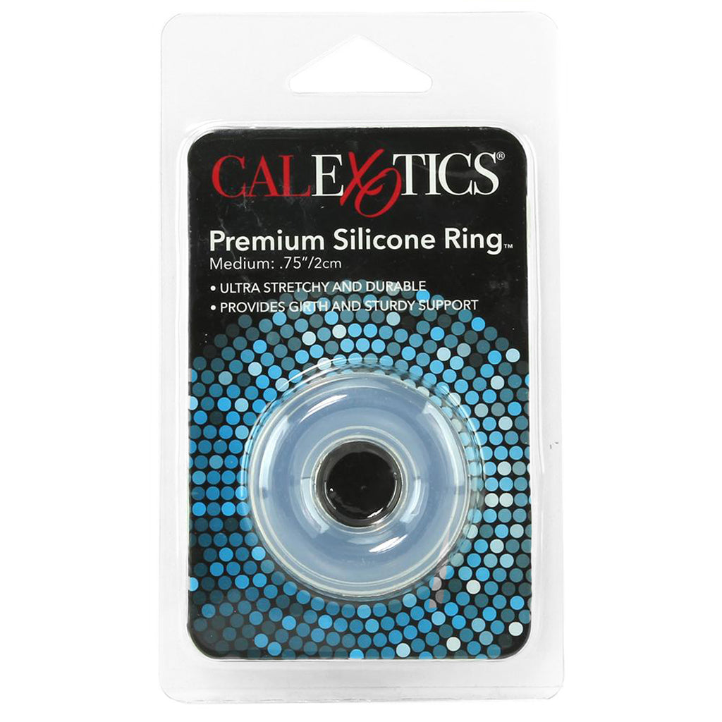 Medium Premium Silicone Cock Ring in Clear — Heaven Boutique Calgary 8