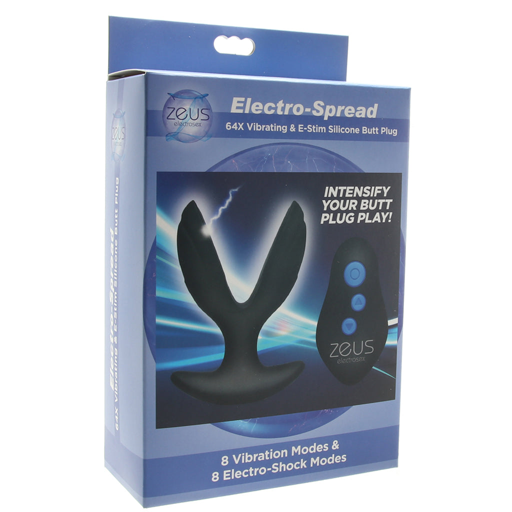 Zeus Electro-Spread Vibrating E-Stim Butt Plug — Heaven Boutique Calgary 6
