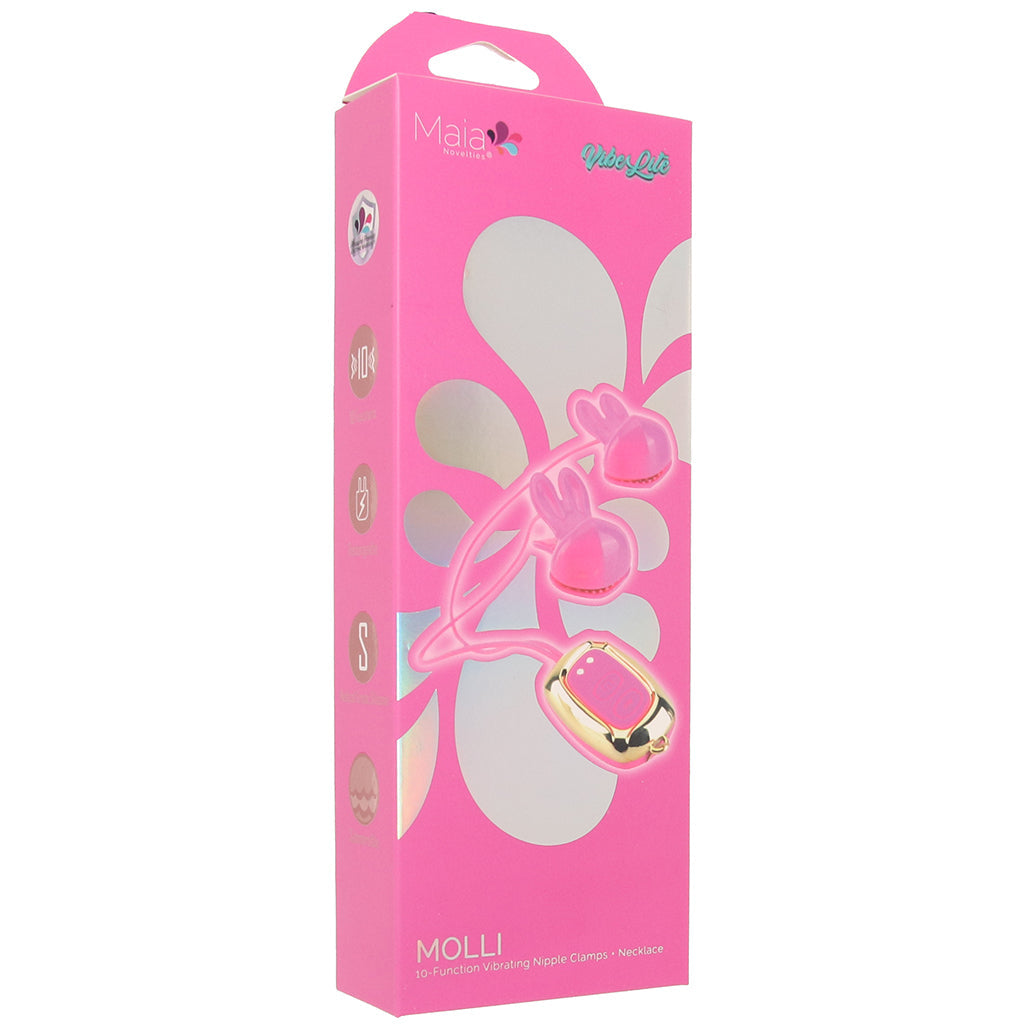 Molli Vibrating Nipple Clamps — Heaven Boutique Calgary 9