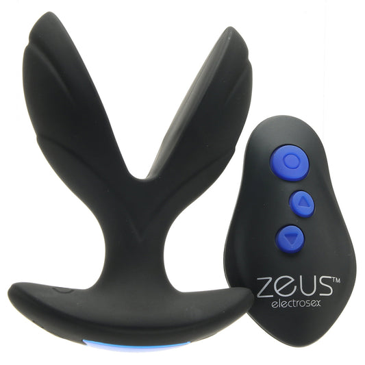 Zeus Electro-Spread Vibrating E-Stim Butt Plug — Heaven Boutique Calgary 1