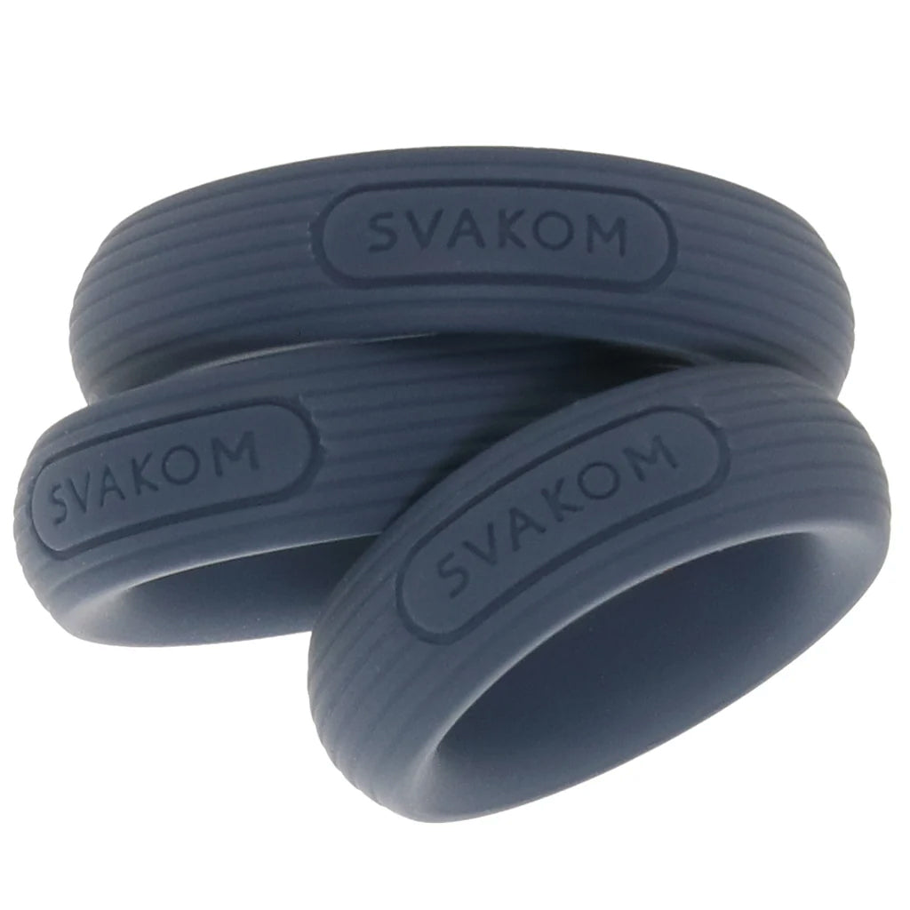 TriOOO Silicone Cock Ring Set — Heaven Boutique Calgary 1
