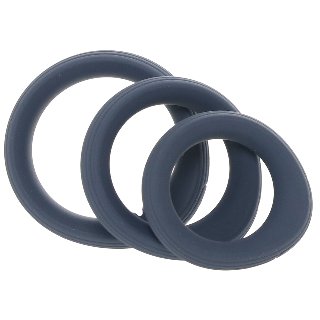 TriOOO Silicone Cock Ring Set — Heaven Boutique Calgary 3