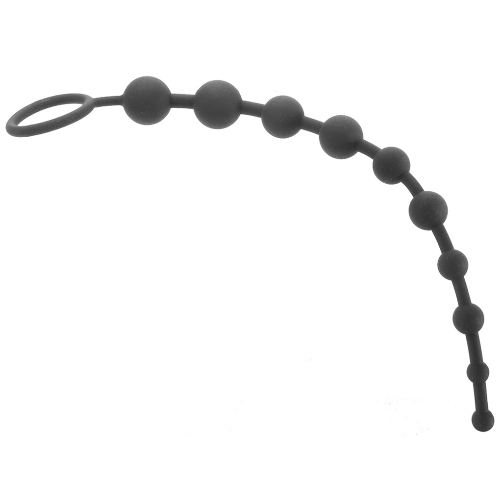 Anal Adventures Platinum Silicone Anal Beads — view 2