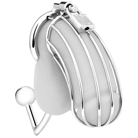 Blue Line Cock Cage with Anal Stimulator — Heaven Boutique Calgary 1