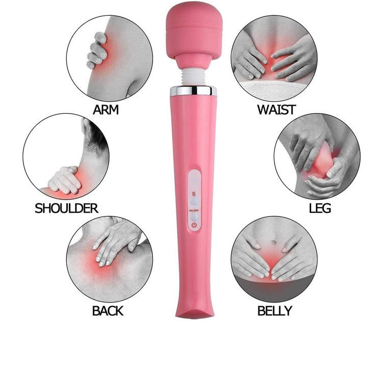 Ultra Powerful Magic Wand Massager in Pink — Heaven Boutique Winnipeg